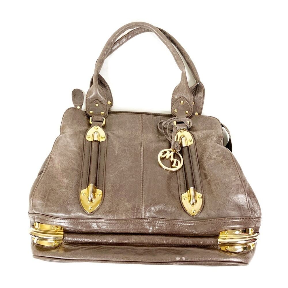 Madi Pelletteria | Genuine Leather Brown Dual-Compartment Purse Made in Italy